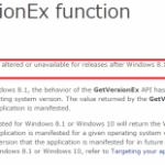 Windows10のOSバージョンの取得について